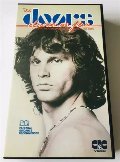 The Doors Vhs Music Video Dance On Fire Greatest Hits Jim Morrison 1985