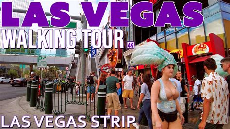 Las Vegas Strip Walking Tour 82422 615 Pm Youtube
