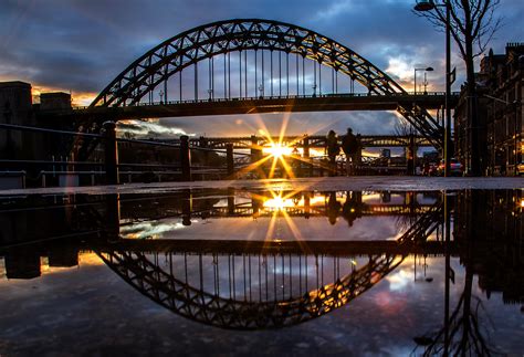 Newcastle Photos Tyne Bridge Reflection Newcastle Photos Newcastle