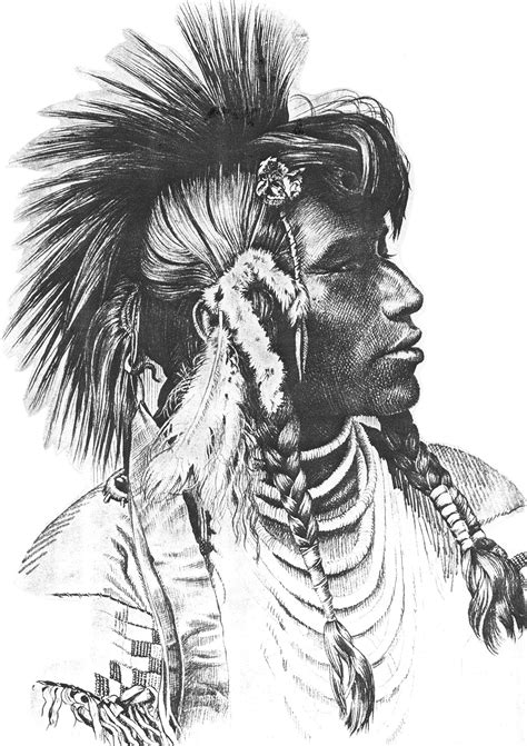 Plains Indian Native American Drawing Native American Tattoos