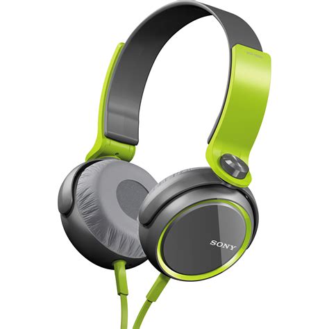 Sony Xb Series Extra Bass Headphones Green Mdrxb Grn B H