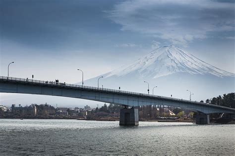 Mt Fuji Behind Bridge Photograph By Natapong Supalertsophon Pixels