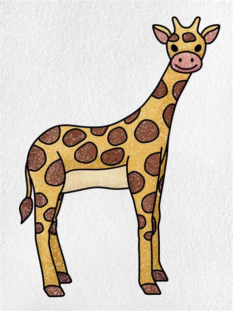 How to Draw a Giraffe - HelloArtsy
