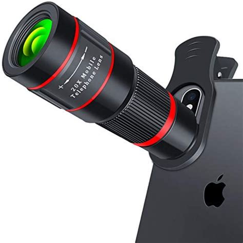 Cell Phone Lens 20x Zoom Telephoto Lens Hd Phone Camera Lens For