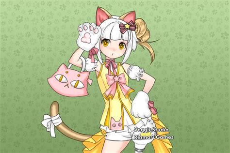 Kitty Idol Dress Up Game By Rinmaru Kitty Chibi Maker Up Game