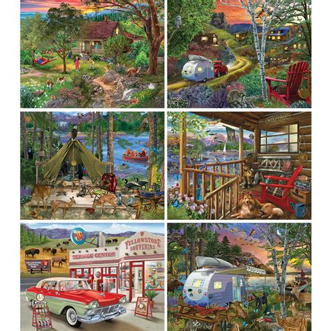 Let your loved ones enjoy a memory one piece at a time with custom puzzles. Set of 6: Bigelow Illustrations 300 Large Piece Jigsaw ...