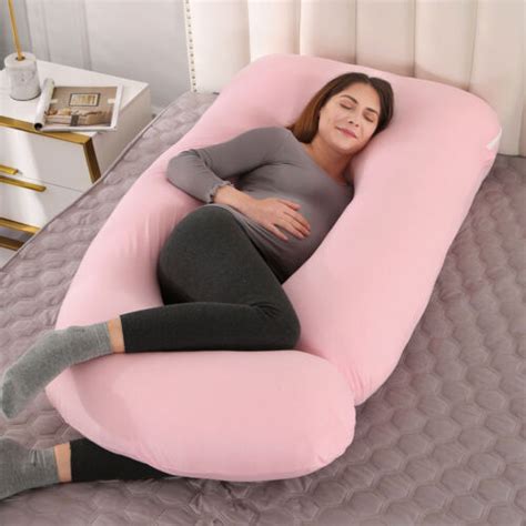 Pregnancy Velvet Pillow Maternity Belly Contoured Body U J C Shape Extra Large Ebay