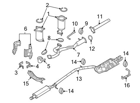 2001 Ford Taurus Engine Parts Diagram