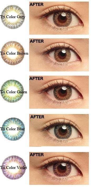 Buy 3 Tone Colored Contacts And Tri Color Contacts Eyecandys Colored