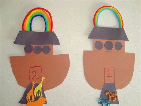 Preschool Crafts For Kids Noahs Arc Noahs Ark Craft Bible Crafts