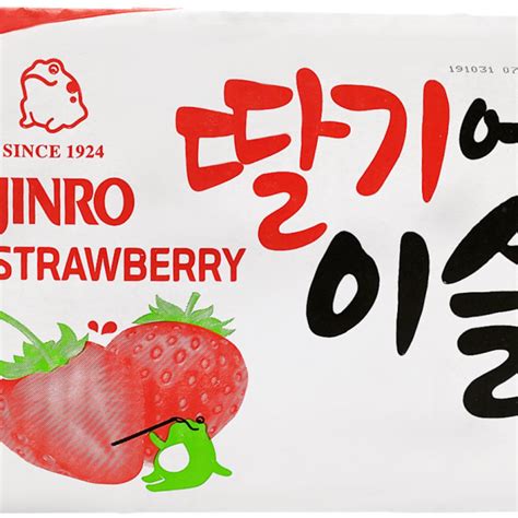 Jinro Strawberry 360ml Bottles Carton 20 Btlctn Amber Nectar