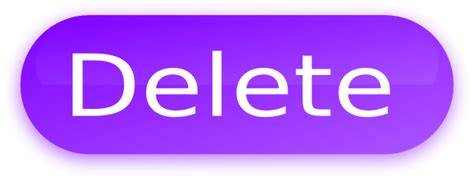 Delete Button Purple Clip Art At Vector Clip Art Online
