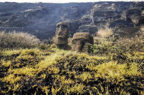 New Moai Statue Found In Easter Island Volcano Crater Laguna Inquirer