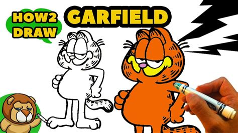 How To Draw Garfield Easy For Beginners Youtube