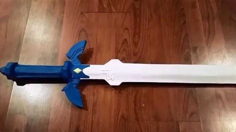 paper master sword the legend of zelda youtube