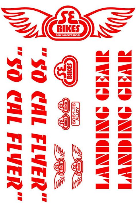 Se Racing So Cal Flyer Decal Kit For 24 With Etsy