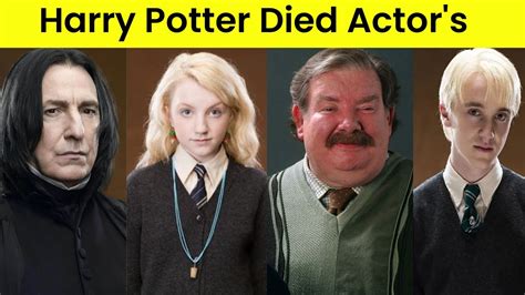Harry Potter Actor S Who Passed Away Youtube