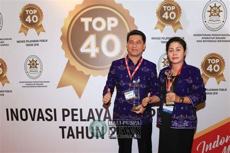Klungkung Raih Dua Penghargaan Sekaligus Top 40 Inovasi Pelayanan