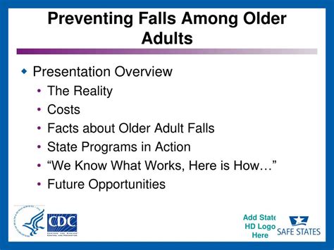 Ppt Preventing Falls Among Older Adults Powerpoint Presentation Free Download Id6303880