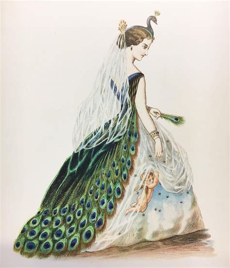 The Peacock Gown Designed By Charles Frederick Worth The Design Was