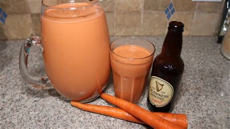Jamaican Creamy Carrot Juice W Guinness Carrot Punch Kays Cooking And Vlogs Youtube