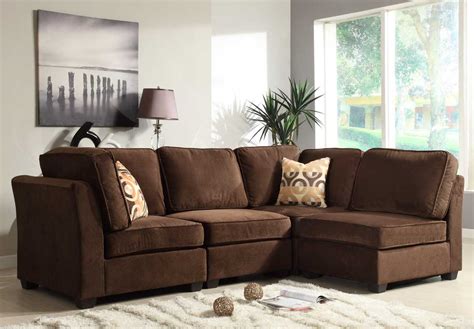 Homelegance Burke Sectional Sofa Set A Dark Brown Fabric U9709fc Sect
