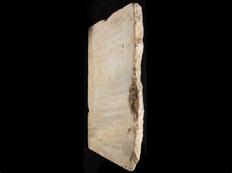 Oldest Stone Tablet Of The Ten Commandments Up For Auction Abc News