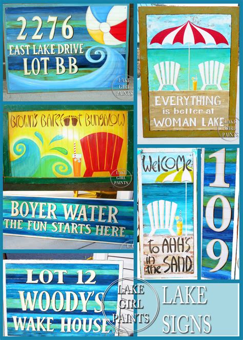 Lake Girl Paints Custom Signs