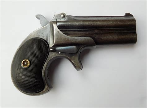 19th Century Us Remington Double Barrel Derringer Pistol Iin 41