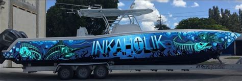 Boat Wraps Vinyl Boat Graphics Boat Decal Custom Wrap Miami