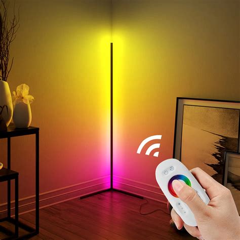 Buy Oeyal Corner Floor Lamp Color Changing Dimmable Rgb Corner Led
