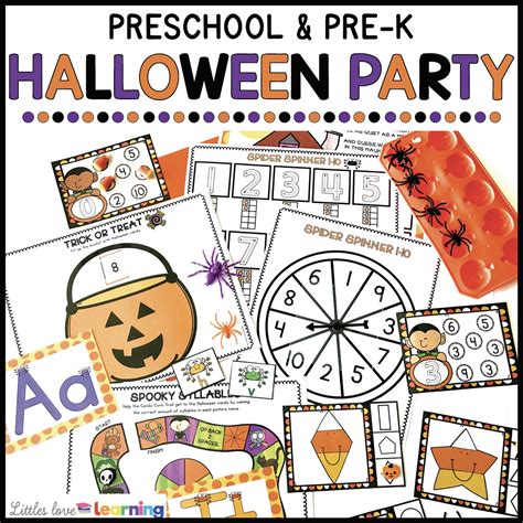 Spooktacular Halloween Preschool Activities Math And Literacy Printables