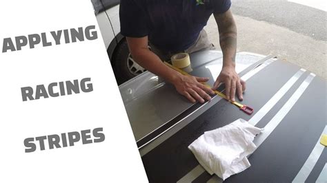 How To Apply Racing Stripes Youtube