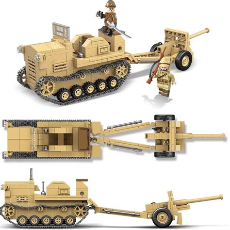 Ww2 Japanese Type 98 Shi Ke Tractor And Field Gun — Brick Block Army