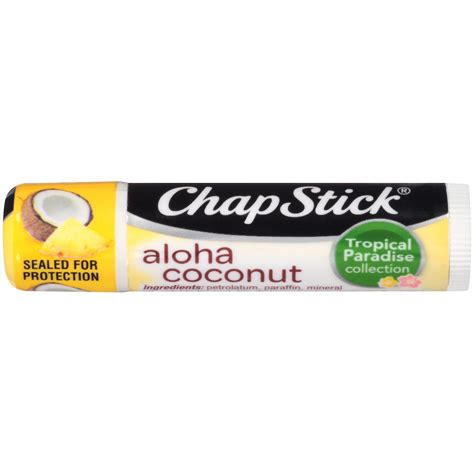 ChapStick Tropical Paradise Collection Aloha Coconut 1 Stick Season