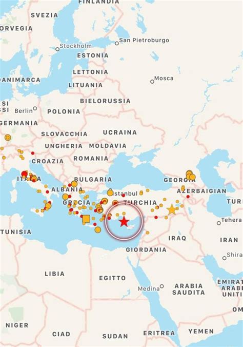 Terremoto Forte Scossa Nel Mediterraneo Epicentro Tra Turchia E Cipro