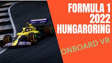 Formula Hybridx In Hungaroring Ultra Graphics Onboard Vr