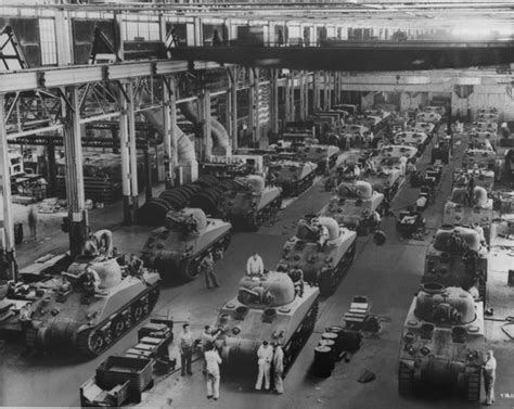 Amazing Tank Factories Of Wwii War History Online