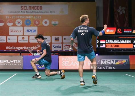 Malaysia Men S Squad Wins Badminton Asia Team Championships Title For