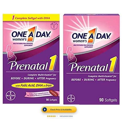 One A Day Prenatal Vitamins With Dha