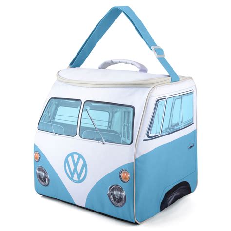 Volkswagen Blue Campervan Drawstring Bag Packed And Over The Shoulder In Seconds