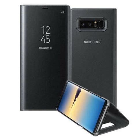 Jual Samsung Galaxy Note 8 Flip Cover Smart Clear Transparan View
