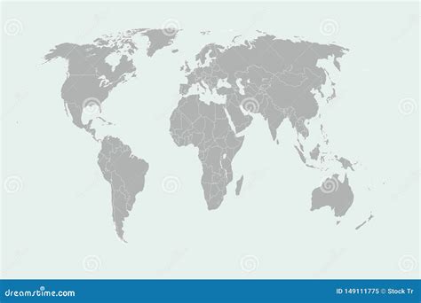 World Political Map Unmarked
