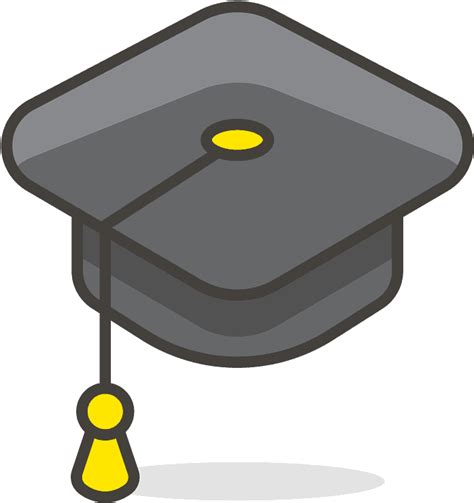Graduation Cap Emoji Clipart Png Download Full Size Clipart