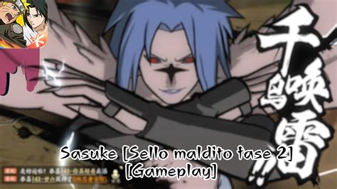sasuke [sello maldito fase 2] gameplay d naruto online mobile youtube