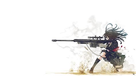 1920x1080 New Anime Girl Gun Wallpaper Free Anime Wallpaper Gun