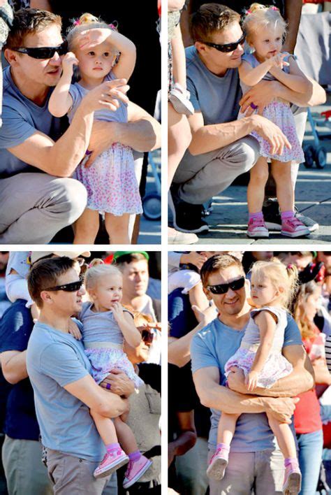 Jeremy Renner And His Daughter Ava