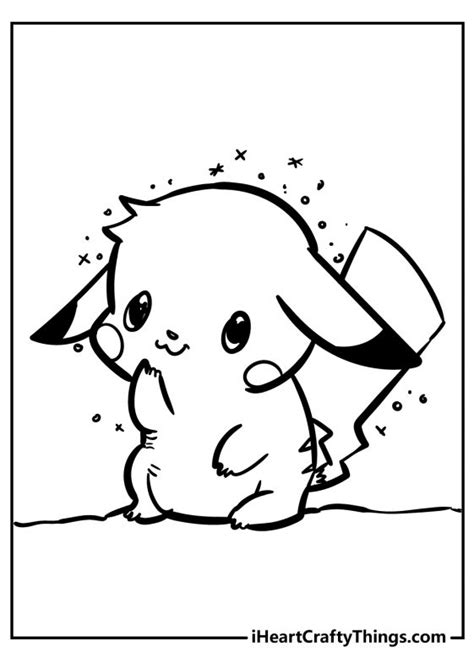 Pikachu Coloring Pages 100 Free Printables
