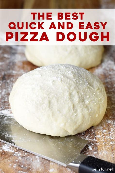 Pizza Dough Recipe {quick And Easy } Hand Crafted Beauties