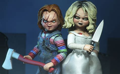 Neca Bride Of Chucky 7 Scale Action Figure Ultimate Chucky And Tiffany 2 Pack